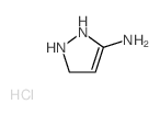 2,5-dihydro-1H-pyrazol-3-amine hydrochloride结构式