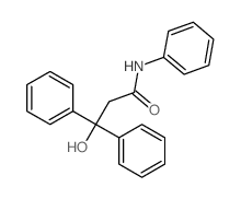 Hydracrylanilide,3,3-diphenyl- (7CI,8CI) Structure