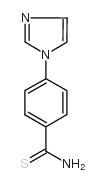 4-imidazol-1-ylbenzenecarbothioamide Structure