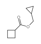 Cyclobutanecarboxylicacid, cyclopropylmethyl ester Structure