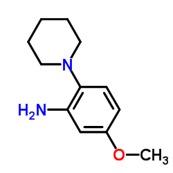 5-Methoxy-2-(1-piperidinyl)aniline Structure