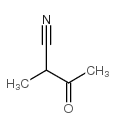 2-methyl-3-oxobutanenitrile structure