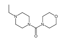 (4-Ethyl-1-piperazinyl)(4-morpholinyl)methanone结构式