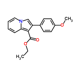 Ethyl 2-(4-methoxyphenyl)-1-indolizinecarboxylate图片