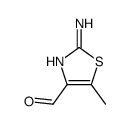 2-Amino-5-methylthiazole-4-carbaldehyde structure
