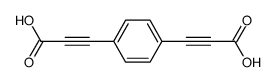 3,3′-(1,4-phenylene)dipropiolic acid结构式