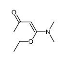 4-(dimethylamino)-4-ethoxy-3-buten-2-one Structure