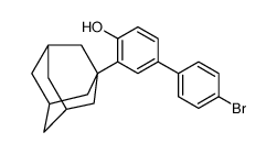 3-(Adamantan-1-yl)-4'-bromo-4-biphenylol Structure