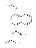3-amino-3-(4-methoxynaphthalen-1-yl)propanoic acid Structure