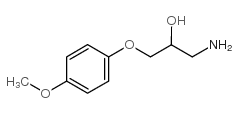 1-amino-3-(4-methoxyphenoxy)propan-2-ol structure