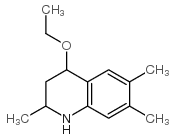 Quinoline, 4-ethoxy-1,2,3,4-tetrahydro-2,6,7-trimethyl- (9CI) Structure