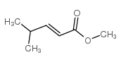 Methyl4-methyl-2-pentenoate Structure