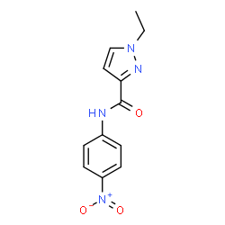 1H-Pyrazole-3-carboxamide,1-ethyl-N-(4-nitrophenyl)-(9CI) Structure