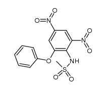 N-(2,4-dinitro-6-phenoxyphenyl)methanesulfonamide Structure
