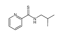 2-pyridinethiocarbox-N-isobutylamide结构式