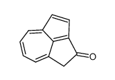 2-Oxo-1,2-dihydrocyclopent(cd)azulen Structure