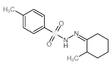 Benzenesulfonic acid,4-methyl-, 2-(2-methylcyclohexylidene)hydrazide结构式