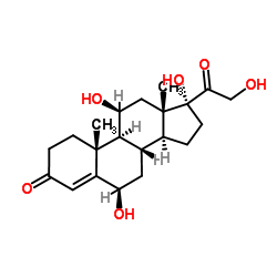 6Β-羟基可的松结构式