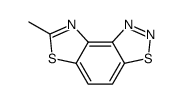 Thiazolo[4,5-e][1,2,3]benzothiadiazole, 7-methyl- (7CI,8CI) structure