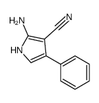 2-Amino-4-phenyl-1H-pyrrole-3-carbonitrile structure