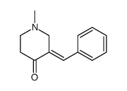 3-benzylidene-1-methylpiperidin-4-one结构式