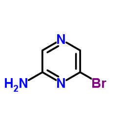 2-氨基-6-溴吡嗪结构式