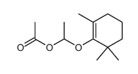 Acetic acid 1-[(2,6,6-trimethyl-1-cyclohexen-1-yl)oxy]ethyl ester结构式