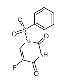 1-(Phenylsulfonyl)-5-fluorouracil structure