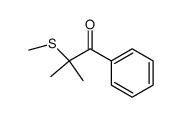 2-Methyl-2-methylthio-1-phenyl-1-propanone结构式