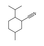 Cyclohexanecarbonitrile, 5-methyl-2-(1-methylethyl)- (9CI) Structure