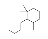 2-Butyl-1,1,3-trimethyl-cyclohexane结构式