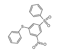 3-nitro-5-phenylthiodiphenyl sulfone结构式