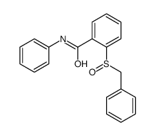 2-benzylsulfinyl-N-phenylbenzamide结构式