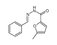 N-[(Z)-benzylideneamino]-5-methylfuran-2-carboxamide Structure