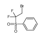 (2-bromo-1,1-difluoroethyl)sulfonylbenzene Structure