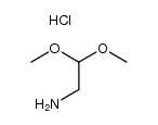aminoacetaldehyde dimethyl acetal hydrochloride Structure