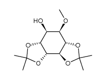 1L-3,4,:5,6-di-O-isopropylidene-2-O-methyl-chiro-inositol结构式