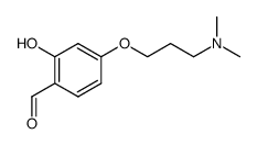 4-(3-dimethylamino-propoxy)-2-hydroxy-benzaldehyde结构式