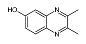 6-Quinoxalinol,2,3-dimethyl- Structure