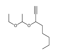 3-(1-ethoxyethoxy)oct-1-yne结构式