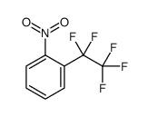 1-nitro-2-(1,1,2,2,2-pentafluoroethyl)benzene Structure