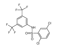 N-[3,5-bis(trifluoromethyl)phenyl]-2,5-dichlorobenzenesulfonamide Structure