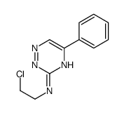 N-(2-chloroethyl)-5-phenyl-1,2,4-triazin-3-amine结构式