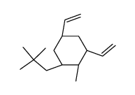 1-(2,2-Dimethylpropyl)-3,5-diethenyl-2-methylcyclohexane结构式