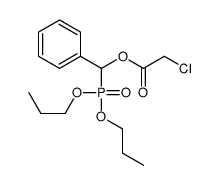 [dipropoxyphosphoryl(phenyl)methyl] 2-chloroacetate Structure