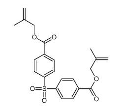 2-methylprop-2-enyl 4-[4-(2-methylprop-2-enoxycarbonyl)phenyl]sulfonylbenzoate结构式