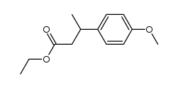 (+/-)-ethyl 3-(4-methoxyphenyl)butanoate结构式