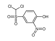 4-(dichloromethylsulfonyl)-2-nitrophenol Structure