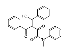3-benzoyl-4-hydroxy-N-methyl-2-oxo-N,4-diphenylbut-3-enamide Structure