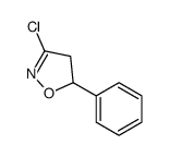 3-chloro-5-phenyl-4,5-dihydro-1,2-oxazole Structure